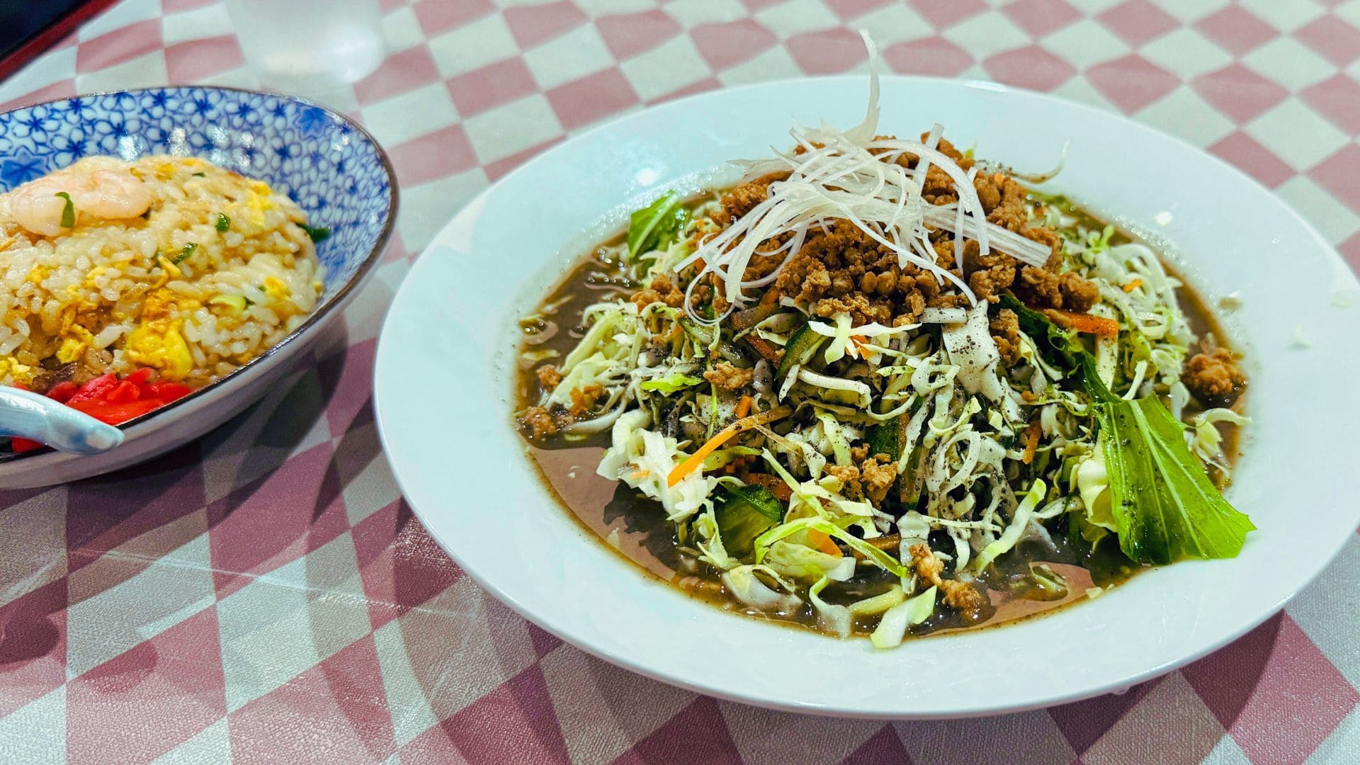 伊万里市の中華料理店 天狗屋飯店の夏限定 健康黒酢冷麺